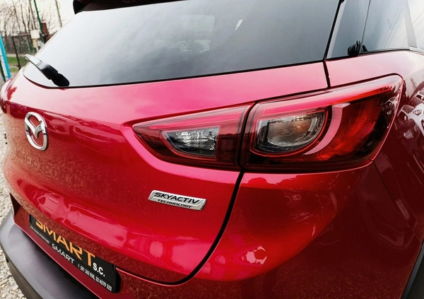 Mazda CX-3 cena 78900 przebieg: 128000, rok produkcji 2018 z Kłecko małe 466